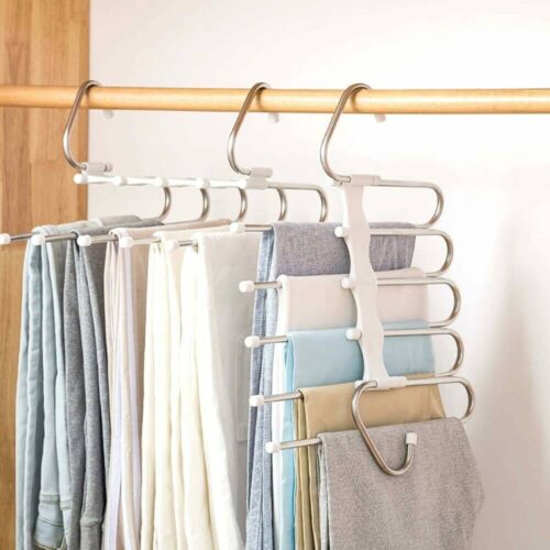 5 in 1 Stainless Steel Foldable Hangers for Clothes