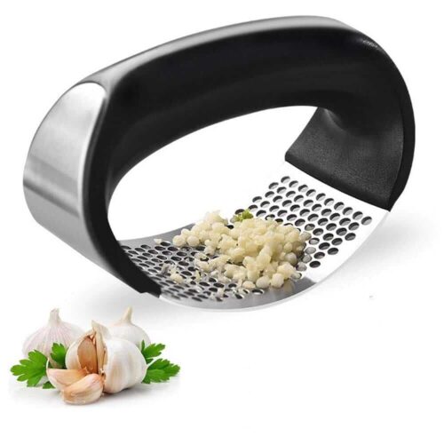 Stainless Steel Garlic Press Crusher