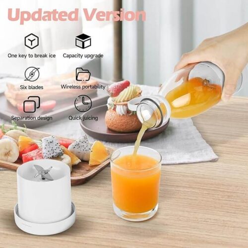 USB Rechargeable Portable Mini Juicer Blender