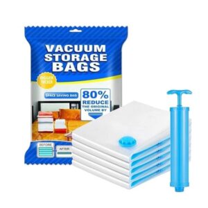 Vacuum Storage Bag For Travel and Storage Pack of 5