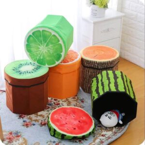 Foldable Storage Box Cum Sitting Stool