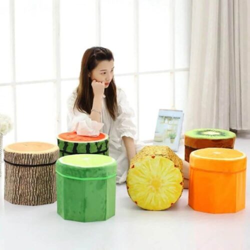 Foldable Storage Box Cum Sitting Stool