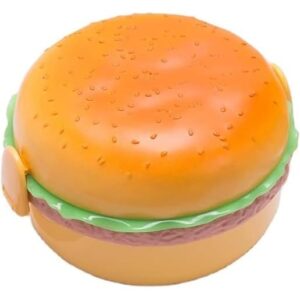 Lunch BoX Burger Shape School Tiffin Box for Kids