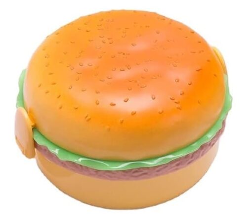 Lunch BoX Burger Shape School Tiffin Box for Kids