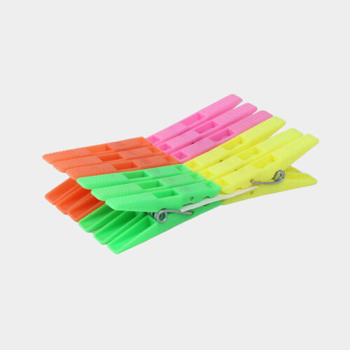 Multi Purpose Plastic Cloth Clips Pack of 12