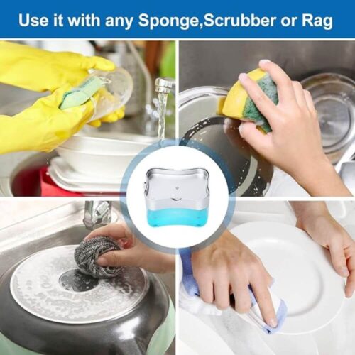 Soap Dispenser For Kitchen and Sponge Holder