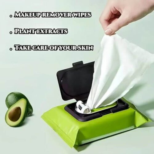 Avocado Moisturizing Makeup Remover Facial Wipes 60 Pcs