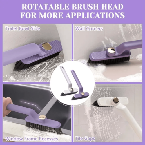 Hard Bristle 360 Degree Rotating Crevice Cleaning Brush