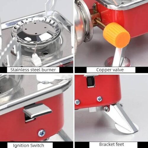 Portable Gas Stove Square-Shaped